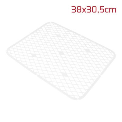 Tappeto Rombi Rettangolare Bianco Pieno