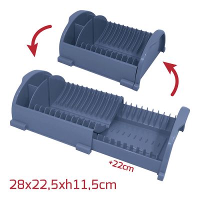 Scolapiatti Regolabile Nordic Blue