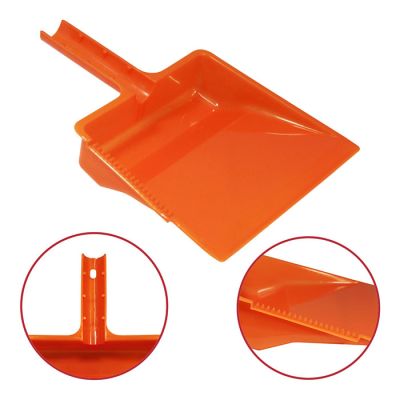 Paletta Immondizia con Manico Tondo Arancio