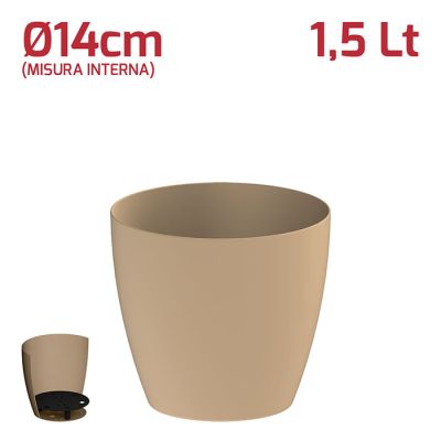 Vaso Fuji 1,5Lt D14cm Moka