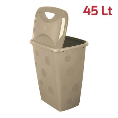 Cesta Portabiancheria Syrio 45Lt Tortora