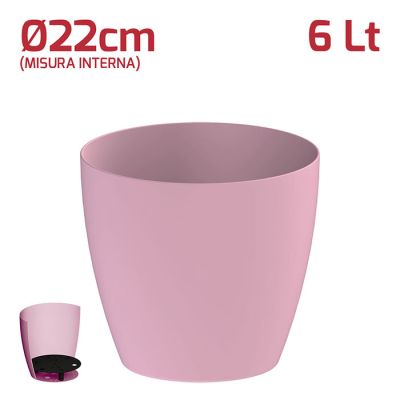 Vaso Fuji 6Lt D22cm Old Pink