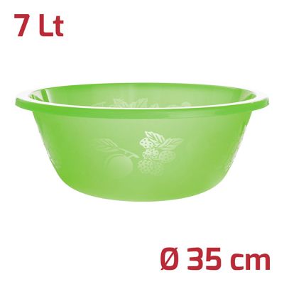 Catino Flower&Fruit Verde Trasparente