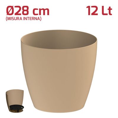 Vaso Fuji 12Lt D28cm Moka