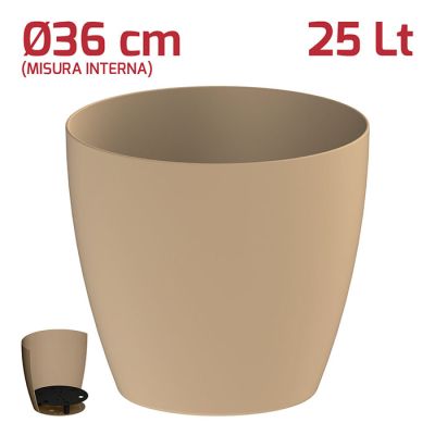 Vaso Fuji 25Lt D36cm Moka