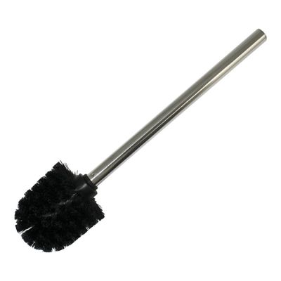 Spazzolino wc manico di metallo setole nere