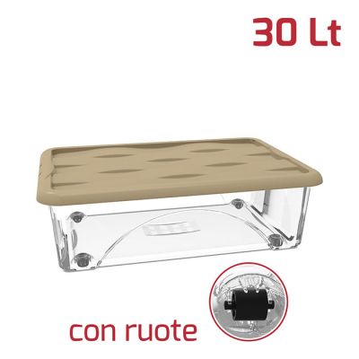 Storage Box Dune 30Lt Con Ruote Trasp + Cop Tortor