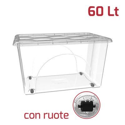Storage Box Dune 60Lt Con Ruote Trasp + Cop Trasp