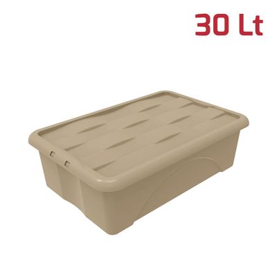 Storage Box Dune 30Lt Grigio Tortora