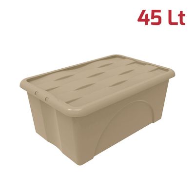 Storage Box Dune 45Lt Grigio Tortora