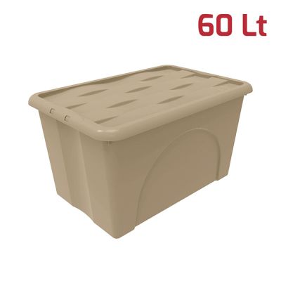 Storage Box Dune 60Lt Grigio Tortora