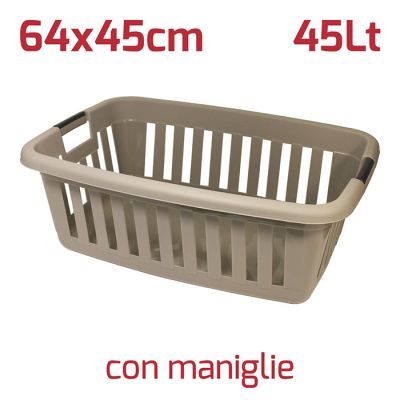 Cesta Athena Mocha con Maniglie