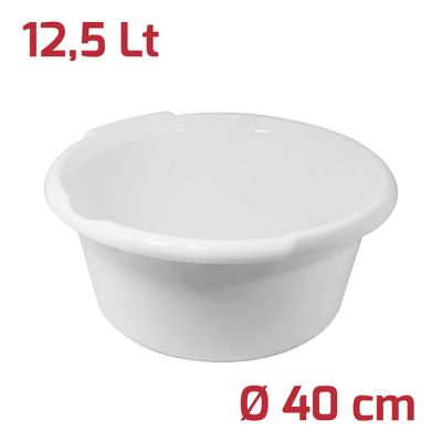 Bacinella ISi Tonda d.40cm Bianco con Becco