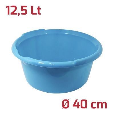 Bacinella Isi Tonda d.40cm Turchese con Becco