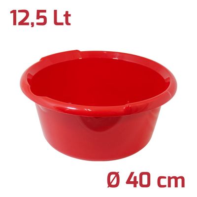 Bacinella Isi Tonda d.40cm Rosso con Becco