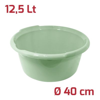 Bacinella Isi Tonda d.40cm Verde Salvia con Becco