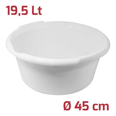Bacinella Isi Tonda d.45cm Bianco con Becco