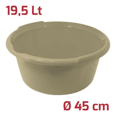 Bacinella Isi Tonda d.45cm Mocha con Becco