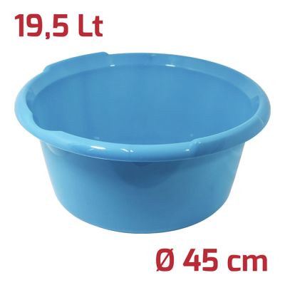 Bacinella Isi Tonda d.45cm Azzurro con Becco
