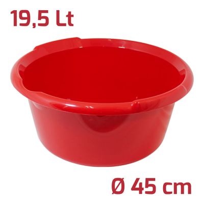 Bacinella Isi Tonda d.45cm Rosso con Becco