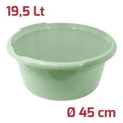 Bacinella Isi Tonda d.45cm Verde Salvia con Becco