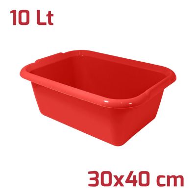 Bacinella Rettangolare Isi 30x40cm 10L Rosso