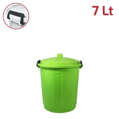 Jolly Bin 7Lt Verde con Chiusure in Plastica