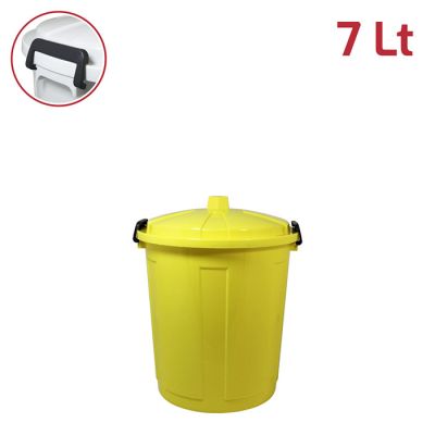 Jolly Bin 7Lt Giallo con Chiusure in Plastica