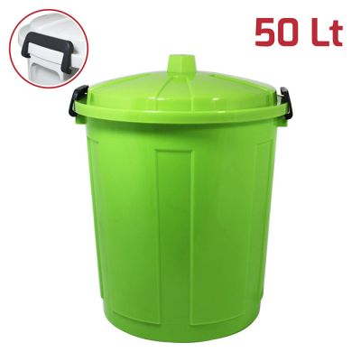 Big Bin 50Lt Verde con Chiusure in Plastica