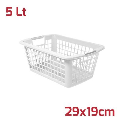 Mini Basket Medium Bianco