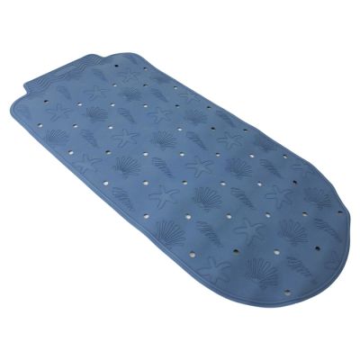 Tappeto Vasca Frutti Mare Blu Avio