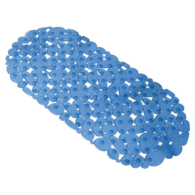 Tappeto Vasca Rock Blu Avio Trasparente