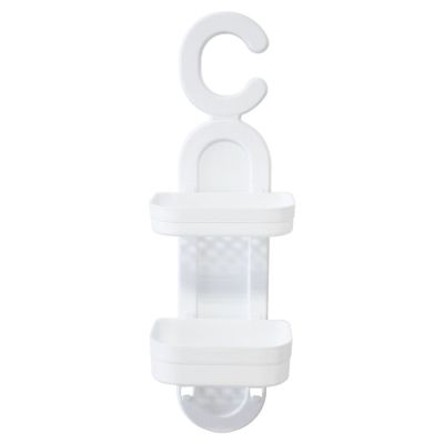 Mensole Doccia con Gancio Bianco Ghiaccio