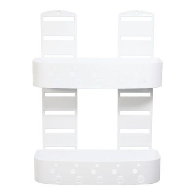 Mensola Doccia Pois Bianco Ghiaccio