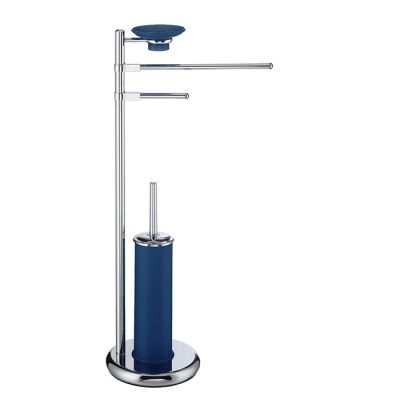 Piantana 4in1 Cromo e Blu Avio